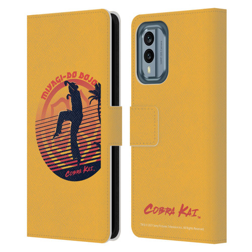 Cobra Kai Key Art Miyagi Do Logo Leather Book Wallet Case Cover For Nokia X30