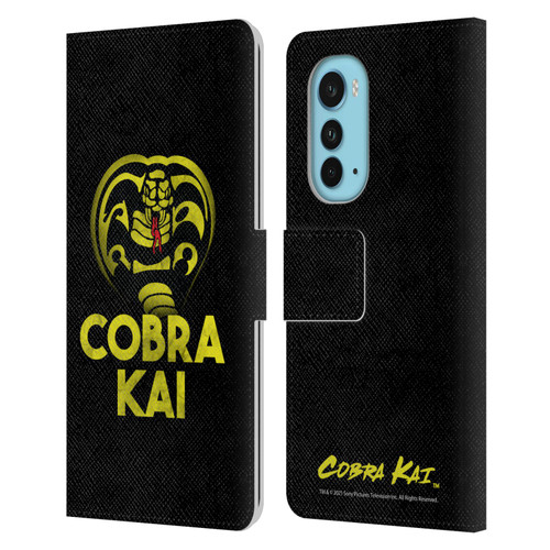 Cobra Kai Season 4 Key Art Team Cobra Kai Leather Book Wallet Case Cover For Motorola Edge (2022)