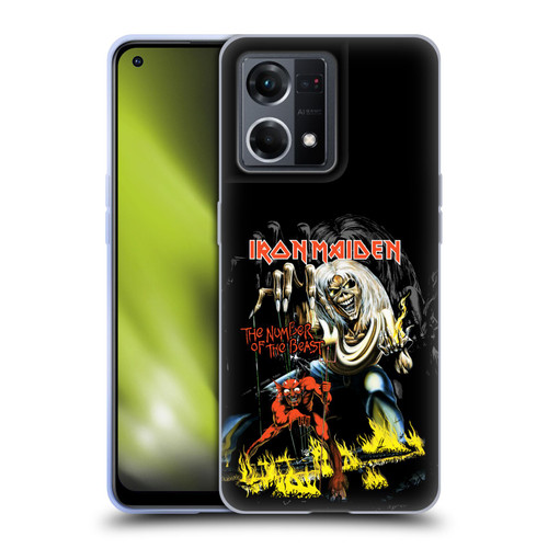 Iron Maiden Album Covers NOTB Soft Gel Case for OPPO Reno8 4G