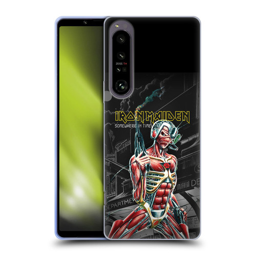 Iron Maiden Album Covers Somewhere Soft Gel Case for Sony Xperia 1 IV