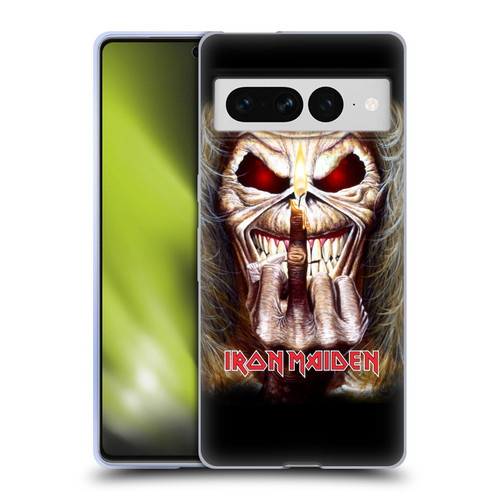 Iron Maiden Art Candle Finger Soft Gel Case for Google Pixel 7 Pro