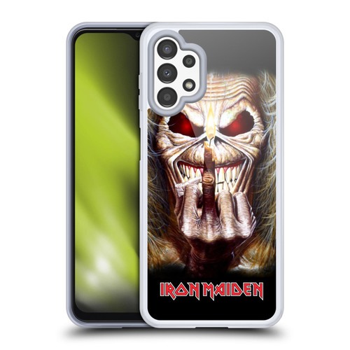 Iron Maiden Art Candle Finger Soft Gel Case for Samsung Galaxy A13 (2022)