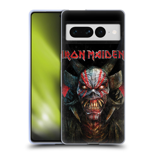 Iron Maiden Senjutsu Back Cover Death Snake Soft Gel Case for Google Pixel 7 Pro