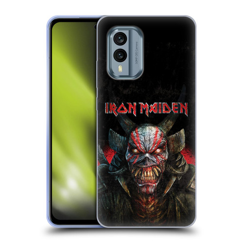 Iron Maiden Senjutsu Back Cover Death Snake Soft Gel Case for Nokia X30