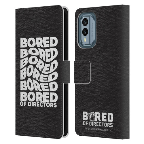 Bored of Directors Graphics Bored Leather Book Wallet Case Cover For Nokia X30