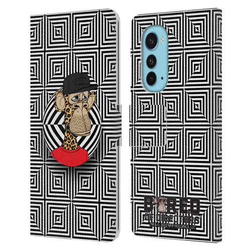 Bored of Directors Key Art APE #3179 Pattern Leather Book Wallet Case Cover For Motorola Edge (2022)