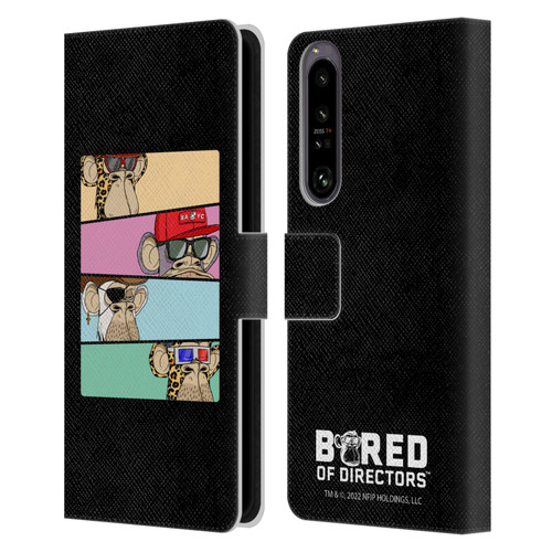 Bored of Directors Key Art Group Leather Book Wallet Case Cover For Sony Xperia 1 IV