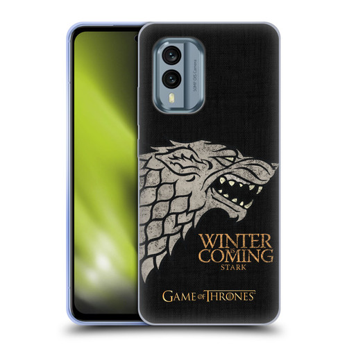HBO Game of Thrones House Mottos Stark Soft Gel Case for Nokia X30