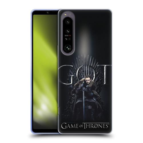 HBO Game of Thrones Season 8 For The Throne 1 Jon Snow Soft Gel Case for Sony Xperia 1 IV