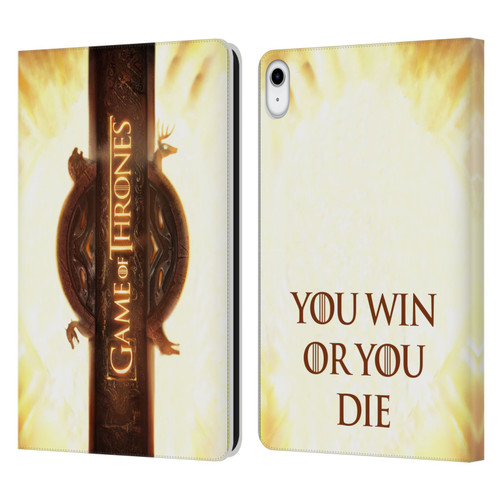 HBO Game of Thrones Key Art Opening Sequence Leather Book Wallet Case Cover For Apple iPad 10.9 (2022)
