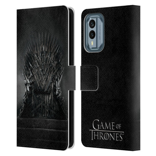 HBO Game of Thrones Key Art Iron Throne Leather Book Wallet Case Cover For Nokia X30