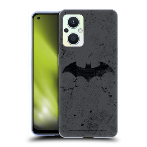 Batman DC Comics Hush Logo Distressed Soft Gel Case for OPPO Reno8 Lite