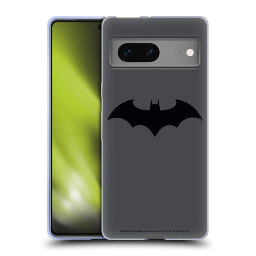 Batman DC Comics Logos Hush Soft Gel Case for Google Pixel 7