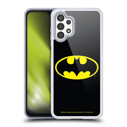 Batman DC Comics Logos Classic Soft Gel Case for Samsung Galaxy A13 (2022)