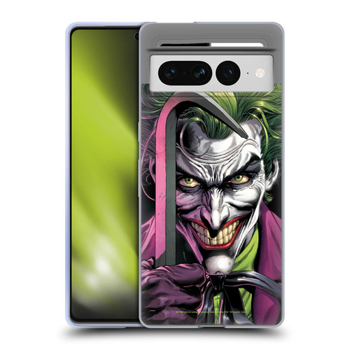 Batman DC Comics Three Jokers The Clown Soft Gel Case for Google Pixel 7 Pro