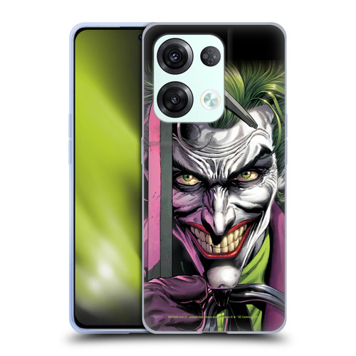 Batman DC Comics Three Jokers The Clown Soft Gel Case for OPPO Reno8 Pro