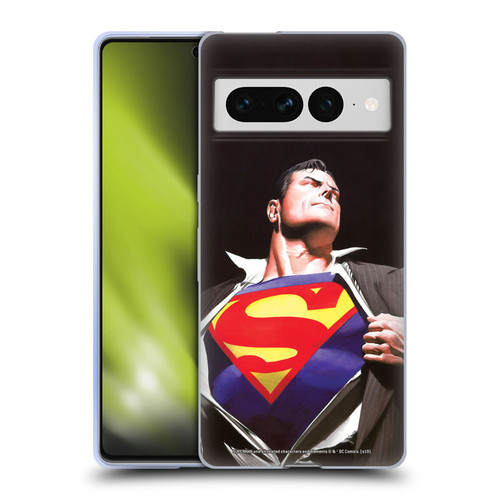 Superman DC Comics Famous Comic Book Covers Forever Soft Gel Case for Google Pixel 7 Pro