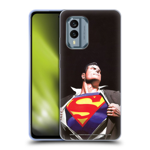 Superman DC Comics Famous Comic Book Covers Forever Soft Gel Case for Nokia X30