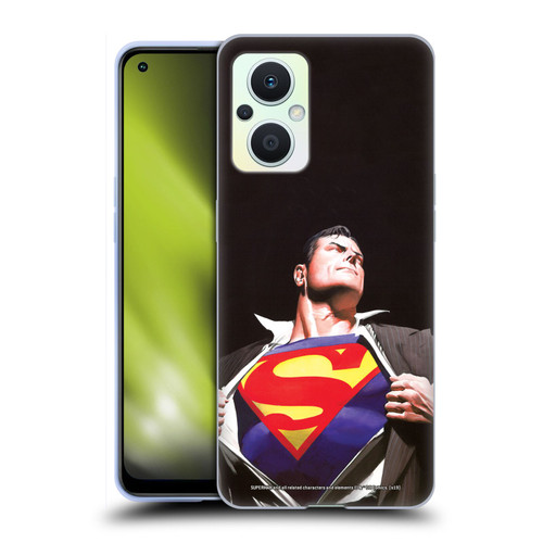 Superman DC Comics Famous Comic Book Covers Forever Soft Gel Case for OPPO Reno8 Lite