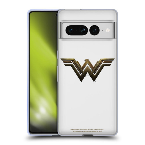 Wonder Woman Movie Logos Main Soft Gel Case for Google Pixel 7 Pro