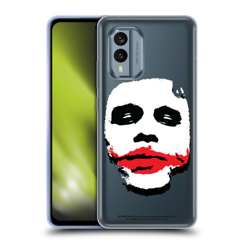 The Dark Knight Character Art Joker Face Soft Gel Case for Nokia X30