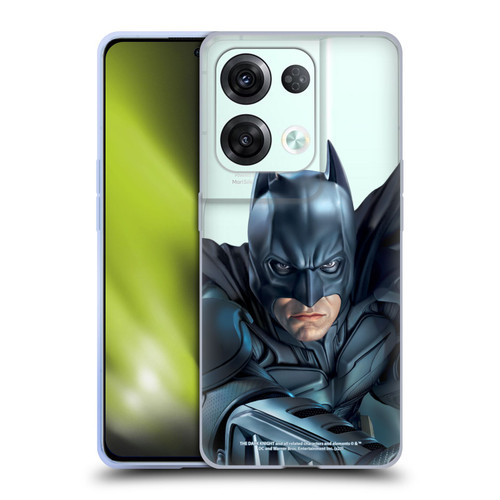 The Dark Knight Character Art Batman Soft Gel Case for OPPO Reno8 Pro