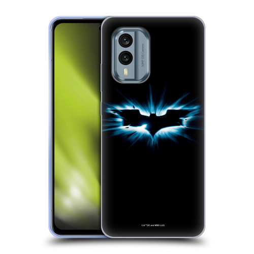 The Dark Knight Graphics Logo Black Soft Gel Case for Nokia X30