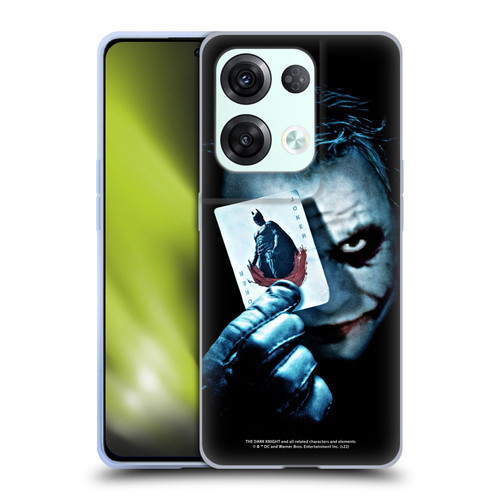 The Dark Knight Key Art Joker Card Soft Gel Case for OPPO Reno8 Pro