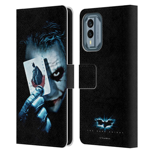 The Dark Knight Key Art Joker Card Leather Book Wallet Case Cover For Nokia X30