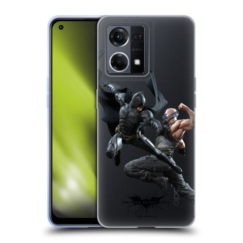 The Dark Knight Rises Character Art Batman Vs Bane Soft Gel Case for OPPO Reno8 4G
