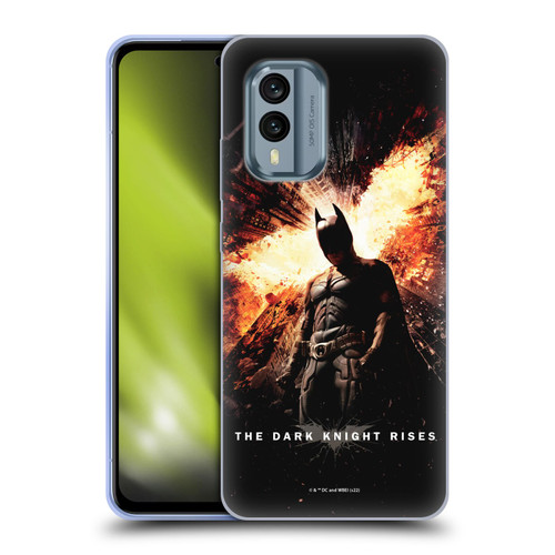 The Dark Knight Rises Key Art Batman Poster Soft Gel Case for Nokia X30