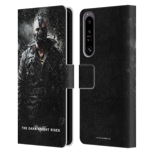 The Dark Knight Rises Key Art Bane Rain Poster Leather Book Wallet Case Cover For Sony Xperia 1 IV