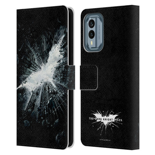 The Dark Knight Rises Logo Poster Leather Book Wallet Case Cover For Nokia X30