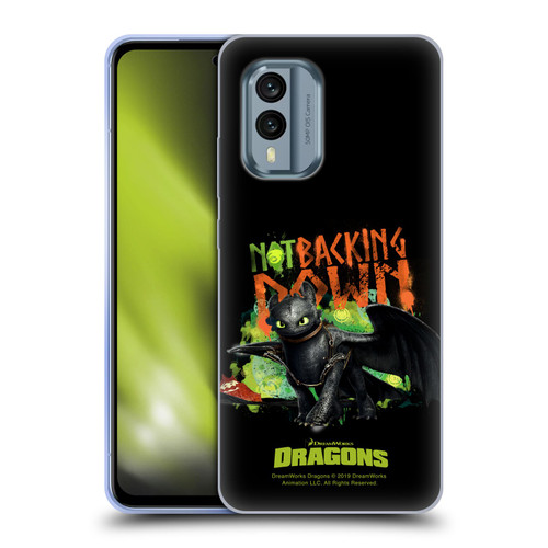 How To Train Your Dragon II Toothless Not Backing Down Soft Gel Case for Nokia X30