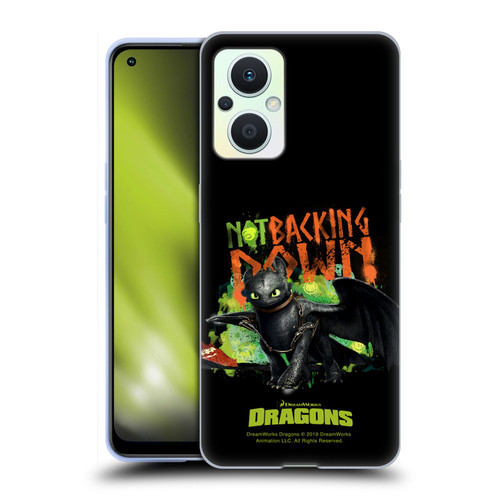 How To Train Your Dragon II Toothless Not Backing Down Soft Gel Case for OPPO Reno8 Lite