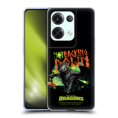 How To Train Your Dragon II Toothless Not Backing Down Soft Gel Case for OPPO Reno8 Pro