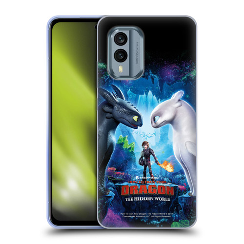 How To Train Your Dragon III The Hidden World Hiccup, Toothless & Light Fury Soft Gel Case for Nokia X30