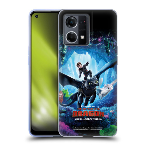 How To Train Your Dragon III The Hidden World Hiccup, Toothless & Light Fury 2 Soft Gel Case for OPPO Reno8 4G