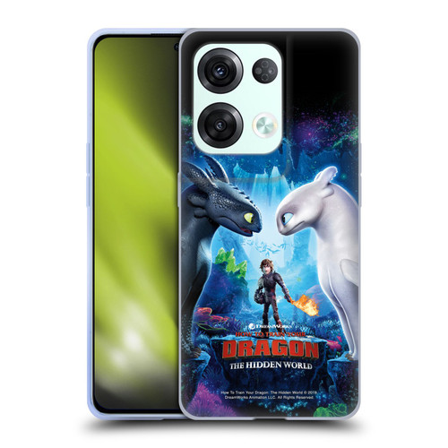 How To Train Your Dragon III The Hidden World Hiccup, Toothless & Light Fury Soft Gel Case for OPPO Reno8 Pro