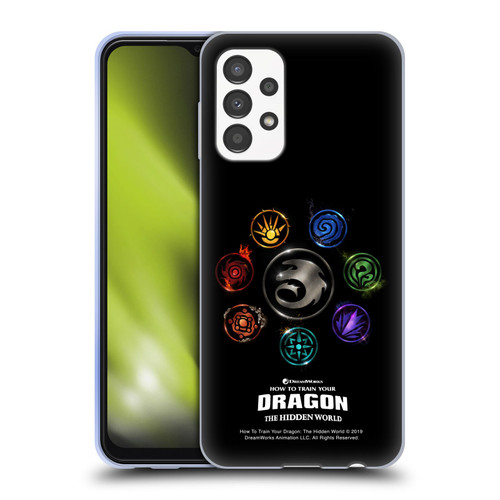 How To Train Your Dragon III Icon Art Group Soft Gel Case for Samsung Galaxy A13 (2022)