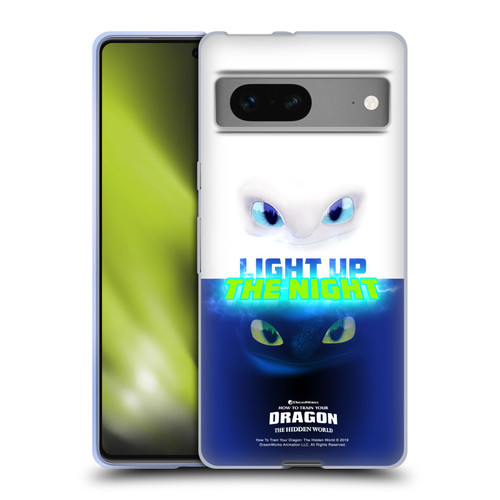How To Train Your Dragon III Night And Light Toothless & Light Fury Soft Gel Case for Google Pixel 7