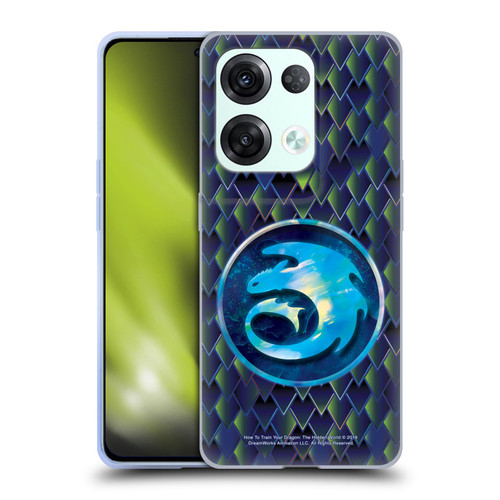 How To Train Your Dragon III Night And Light Night Dragonscale Pattern Soft Gel Case for OPPO Reno8 Pro