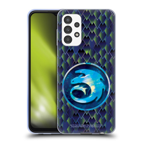 How To Train Your Dragon III Night And Light Night Dragonscale Pattern Soft Gel Case for Samsung Galaxy A13 (2022)