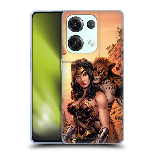 Wonder Woman DC Comics Comic Book Cover Rebirth #3 Cheetah Soft Gel Case for OPPO Reno8 Pro