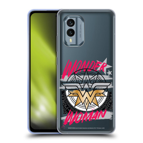 Wonder Woman DC Comics Graphic Arts Shield Soft Gel Case for Nokia X30