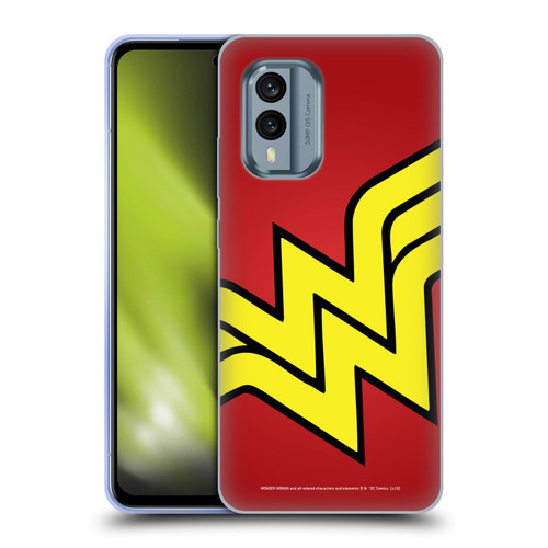 Wonder Woman DC Comics Logos Oversized Soft Gel Case for Nokia X30