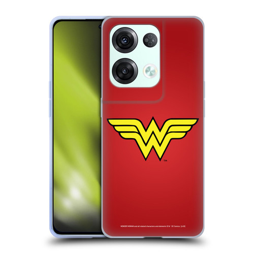 Wonder Woman DC Comics Logos Classic Soft Gel Case for OPPO Reno8 Pro