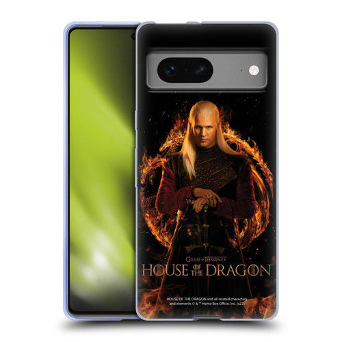 House Of The Dragon: Television Series Key Art Daemon Soft Gel Case for Google Pixel 7