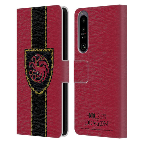 House Of The Dragon: Television Series Graphics Shield Leather Book Wallet Case Cover For Sony Xperia 1 IV