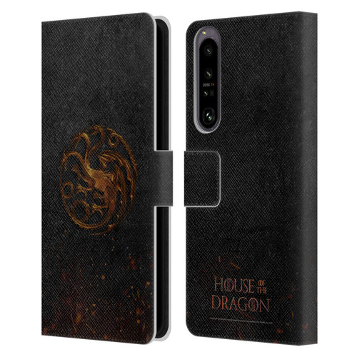House Of The Dragon: Television Series Graphics Targaryen Emblem Leather Book Wallet Case Cover For Sony Xperia 1 IV